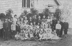 StateLibQld 1 113992 Alberton State School and students ca. 1892