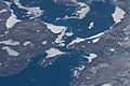 Straits of Mackinac, cropped from ISS067-E-7708