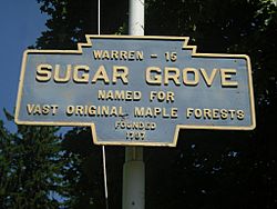 Sugar Grove, PA Keystone Marker 2