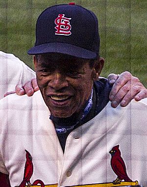 Ted Savage in 2017 - 1967 St.Louis Cardinals Reunion team (cropped).jpg