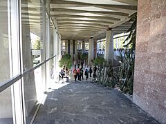 The entrance hall WHO HQ, Geneva