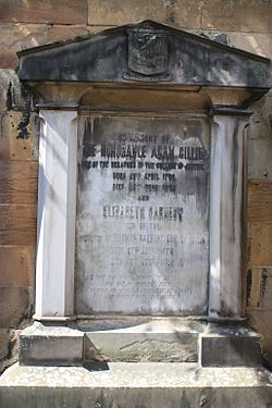 The grave of Adam Gillies, Greyfriars Kirkyard