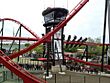 Train going through the "Keyhole" on X-Flight at Six Flags Great America