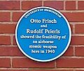 University of Birmingham - Poynting Physics Building - blue plaques group - Frisch Peierls