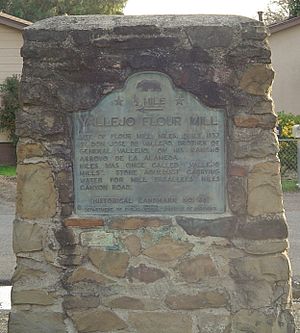Vallejo flour mill historical marker