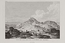 Vue du village de St George de Skyros - Choiseul-gouffier Gabriel Florent Auguste De - 1782