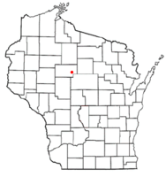 Location of Browning, Wisconsin