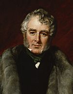 William Lamb, 2nd Viscount Melbourne, painted by John Partridge