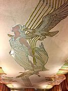 AT&T Long Distance Building Lobby Eagle Ceiling Mosaic