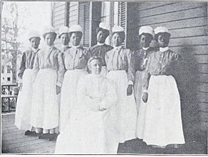 A Group of Nurses, St. Agnes Hospital, St. Augustines School