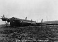 A No 617 Squadron Lancaster which crashed in the USSR during Operation Paravane in 1944