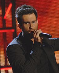 Adam Levine from Maroon 5 cropped