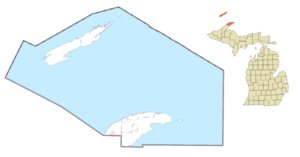 Location within Keweenaw County