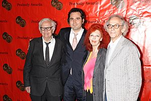 Al Maysles, Antonio Ferrera, Jean-Claude and Christo at the 6th Annual Peabody Awards for The Gates