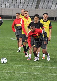 Antonio Valencia and Shinji Kagawa, 2012