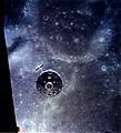 Apollo 16 Command and Service Module Over the Moon (9457443889)