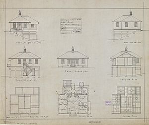 Architectural plans, Gympie Baby Clinic, 9 April 1925
