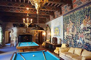 Billiard Room - Hearst Castle - DSC06362