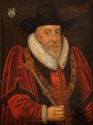 British (English) School - Sir Allen Cotton (c.1568–1628), Mayor of London (1625) - 1430498 - National Trust