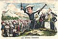 Carlismo Caricatura de 1870