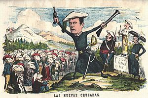 Carlismo Caricatura de 1870