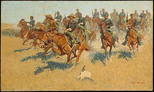 Cavalry Charge on the Southern Plains