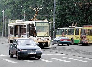 Chelyabinsk tramway, trolleybus and cars