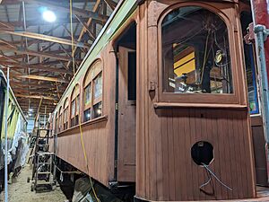 Chicago Aurora and Elgin 316 at the Fox River Trolley Museum