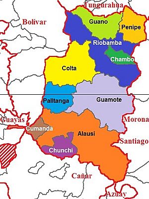 Cantons of Chimborazo Province