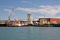 Circular stone tower in Portsmouth dockyard - geograph.org.uk - 491351