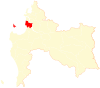 Location of Coronel commune in the Biobío Region