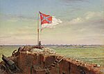Conrad Wise Chapman - The Flag of Sumter, Oct. 20, 1863