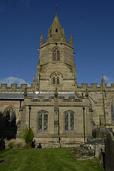 Crossing tower of St Bartholomew's Church, Tong, Shropshire