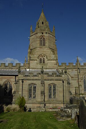 Crossing tower of St Bartholomew's Church, Tong, Shropshire
