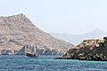 Dhow in the fjords of Khasab, Oman - panoramio