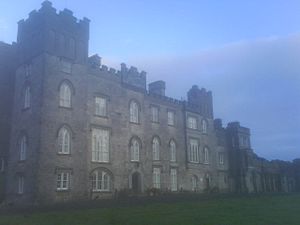 Dunsany Castle in Meath mist