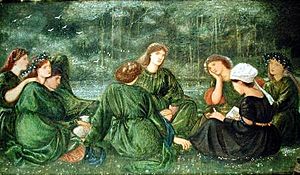 Edward Burne-Jones Green Summer (1864)