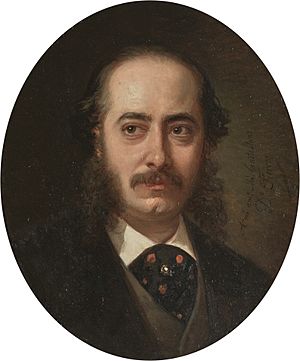 El pintor Manuel Castellano, por Dionisio Fierros
