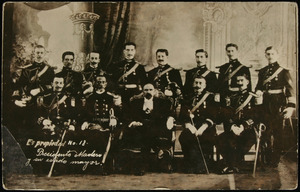 El presidente Francisco I. Madero y su estado mayor presidencial (c. 1911), de Agustín Víctor Casasola