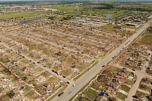 FEMA Aerial view of May 20, 2013 Moore, Oklahoma tornado damage