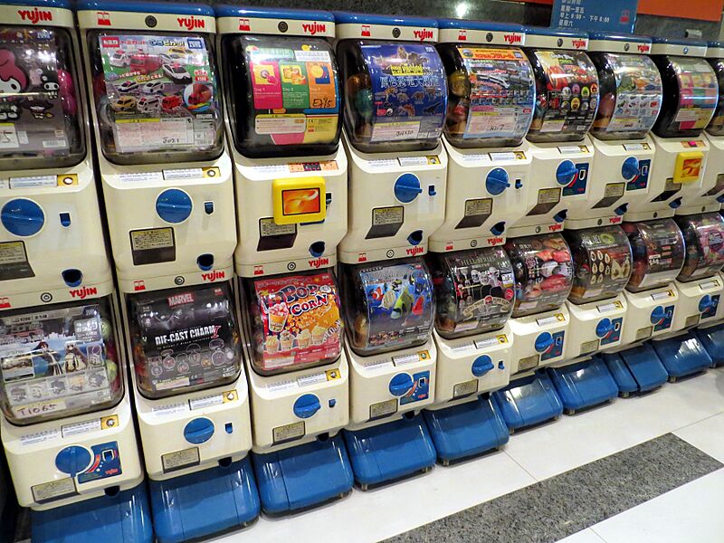 Gashapon machines (Hong Kong)