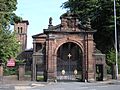 Gate to St Bartholomew's Church, Rainhill