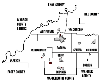 Gibson County Townships