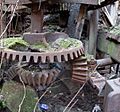 Giffen Mill gearing with horizontal axle drive, Barrmill, North Ayrshire