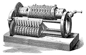 Grant mechanical calculating machine 1877