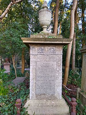 Grave of Sir Peter Laurie in Highgate Cemetery