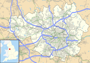 Cross Lane drill hall is located in Greater Manchester