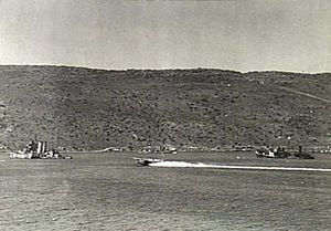HMS York (90) damaged at Souda Bay May 1941