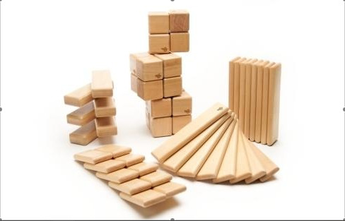 Hardwood Original Set - Tegu Magnetic Wooden Blocksf