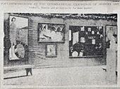 Installation shot of the Matisse room, 1913 Armory Show, published in the New York Tribune, February 17, 1913, p. 7